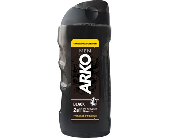Гель для душа ARKO Men 2 in 1 Black 260 мл (8690506490843)