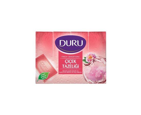 Твердое мыло Duru Fresh Sensations Цветочное Облако 4 х 150 г (8690506494582)