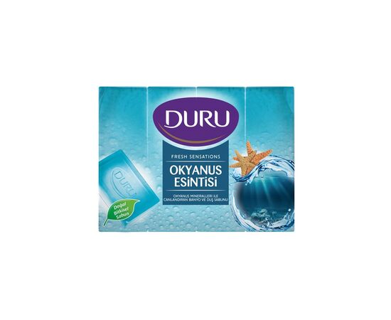 Твердое мыло Duru Fresh Sensations Океанский бриз 4 х 150 г (8690506494605)
