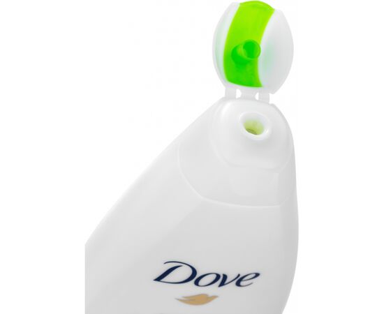 Гель для душа Dove Прикосновение свежести с зеленым чаем и огурцом 500 мл (8712561611145), изображение 4 Гель для душа Dove Прикосновение свежести с зеленым чаем и огурцом 500 мл (8712561611145), изображение 4
