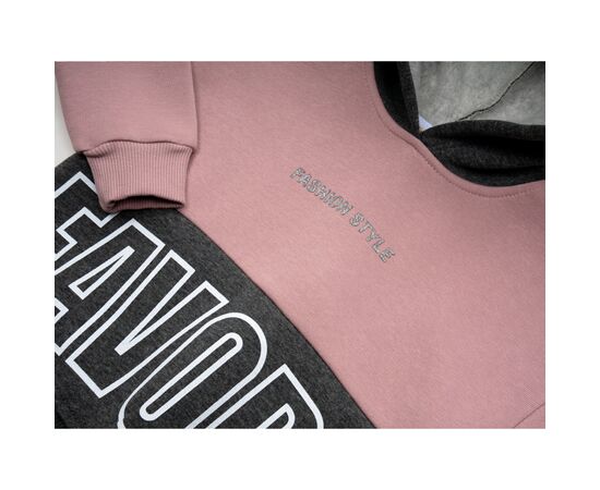 Спортивний костюм Smile с худі (6125-92G-pink), зображення 7 Спортивний костюм Smile с худі (6125-92G-pink), зображення 7