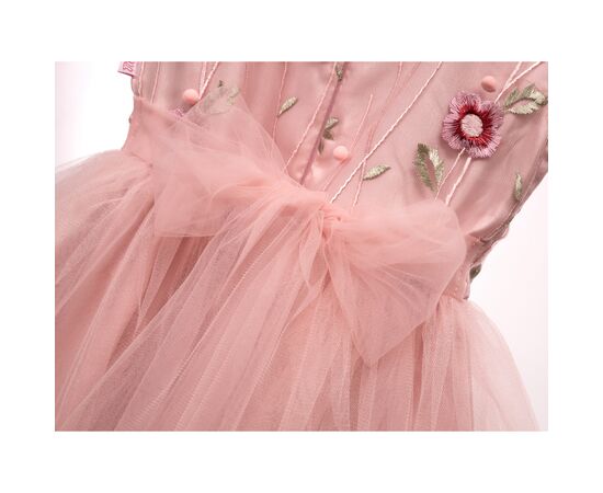 Плаття Tivido святкове з прикрасами (2122-110G-peach), зображення 5