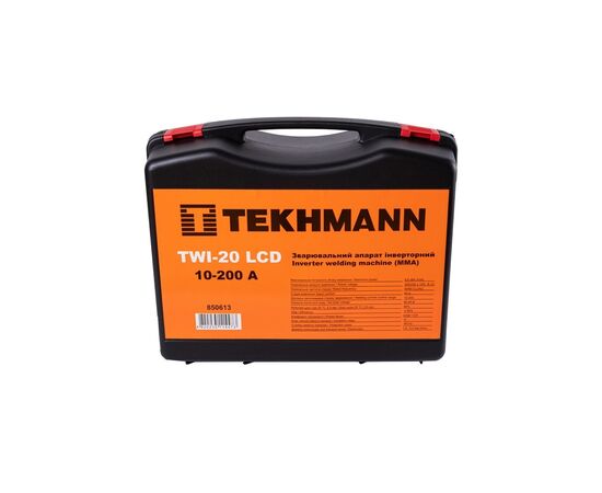 Сварочный аппарат Tekhmann TWI-20 LCD (850613), изображение 7 Сварочный аппарат Tekhmann TWI-20 LCD (850613), изображение 7