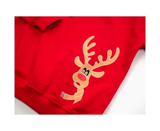 Кофта Toontoy худи с оленем (22161-164-red), изображение 3 Кофта Toontoy худи с оленем (22161-164-red), изображение 3