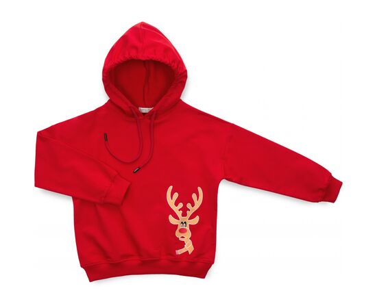 Кофта Toontoy худи с оленем (22161-164-red)