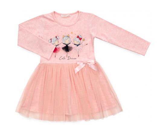 Платье POP FASHION с балеринками (6691-104G-peach)