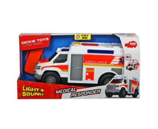 Спецтехніка Dickie Toys Невідкладна допомога з ношами (3306002), зображення 4 Спецтехніка Dickie Toys Невідкладна допомога з ношами (3306002), зображення 4