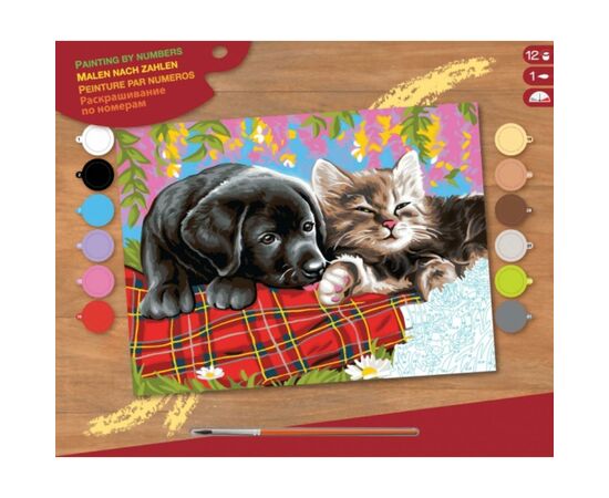 Картина по номерам Sequin Art PAINTING BY NUMBERS SENIOR New Friends (SA1107)