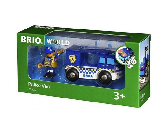 Железная дорога Brio World Полицейский фургон (33825)