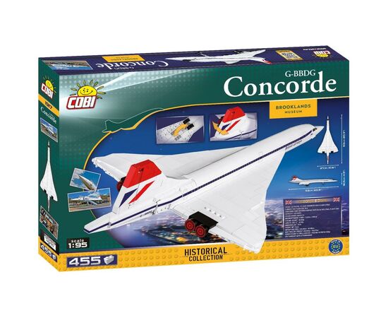 Конструктор Cobi Конкорд 1:95 455 деталей (COBI-1917), зображення 4 Конструктор Cobi Конкорд 1:95 455 деталей (COBI-1917), зображення 4