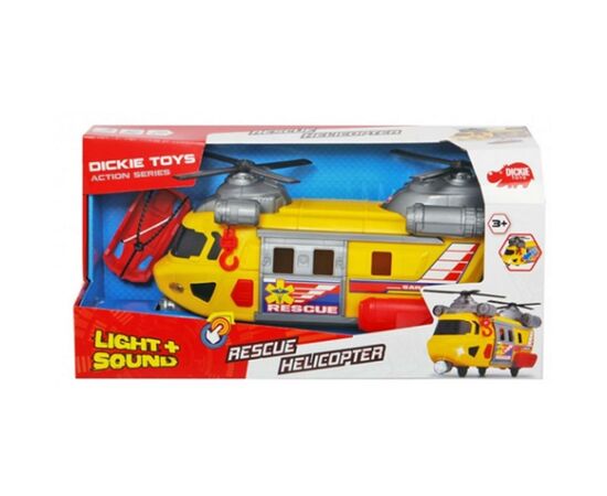 Спецтехника Dickie Toys Вертолет Служба спасения со звуковыми и световыми эффектами (3306004), изображение 4 Спецтехника Dickie Toys Вертолет Служба спасения со звуковыми и световыми эффектами (3306004), изображение 4