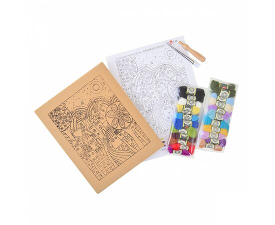 Набор для творчества Santi Moonlight Night техника валяния 28*22 см (742429), изображение 3 Набор для творчества Santi Moonlight Night техника валяния 28*22 см (742429), изображение 3