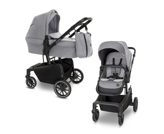 Коляска Baby Design 2 в 1 ZOY 07 GRAY (204159)