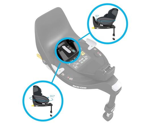 База для автокресла Maxi-Cosi FamilyFix 360 (8043010110), изображение 6 База для автокресла Maxi-Cosi FamilyFix 360 (8043010110), изображение 6