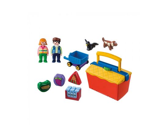 Конструктор Playmobil Переносной рынок (6081043), изображение 2 Конструктор Playmobil Переносной рынок (6081043), изображение 2