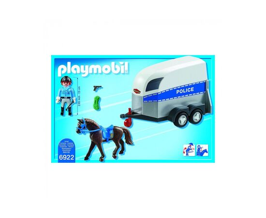Конструктор Playmobil Полиция с лошадью и трейлером (6332945), изображение 4