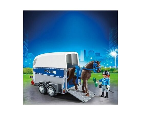 Конструктор Playmobil Полиция с лошадью и трейлером (6332945), изображение 5