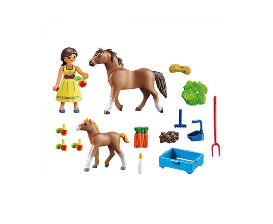 Конструктор Playmobil Пру с лошадью и жеребёнком (6336564), изображение 2 Конструктор Playmobil Пру с лошадью и жеребёнком (6336564), изображение 2