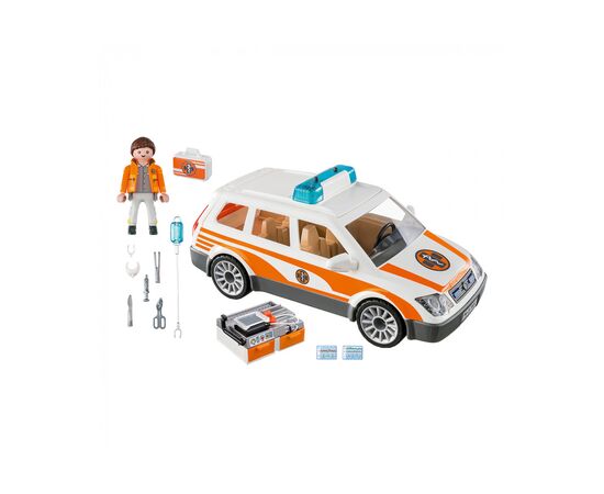 Конструктор Playmobil Реанимобиль с сиреной (6336472), изображение 5 Конструктор Playmobil Реанимобиль с сиреной (6336472), изображение 5