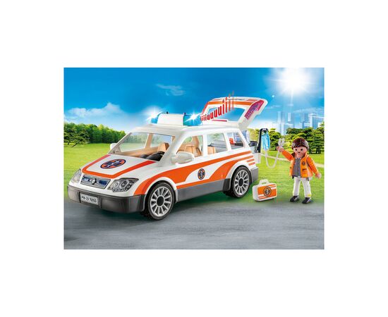 Конструктор Playmobil Реанимобиль с сиреной (6336472), изображение 6 Конструктор Playmobil Реанимобиль с сиреной (6336472), изображение 6