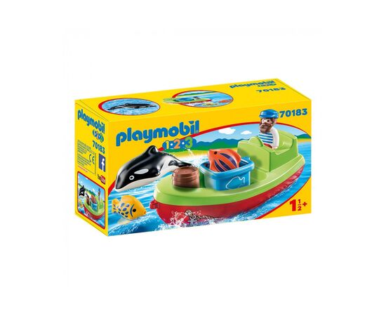 Конструктор Playmobil Рыбак с лодкой (6336520)