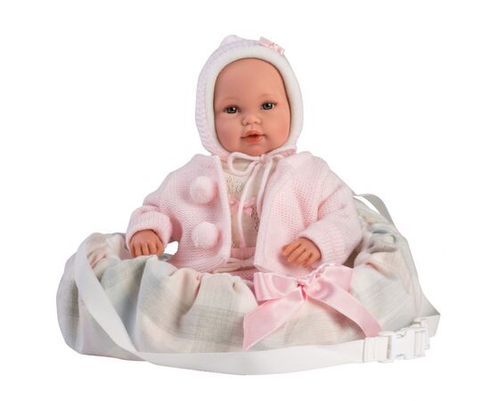 Пупс Llorens Baby con portabebes, 36 см (63640), зображення 2 Пупс Llorens Baby con portabebes, 36 см (63640), зображення 2