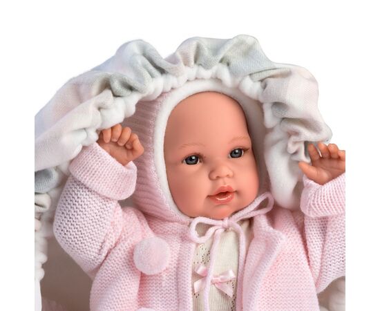 Пупс Llorens Baby con portabebes, 36 см (63640), зображення 3 Пупс Llorens Baby con portabebes, 36 см (63640), зображення 3