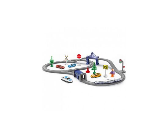 Залізниця ZIPP Toys Міський експрес 70 деталей, синій (AU1889)