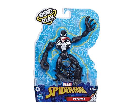 Фигурка для геймеров Hasbro Spider-Man Bend and flex Веном 15 см (E7335_E7689), изображение 2 Фигурка для геймеров Hasbro Spider-Man Bend and flex Веном 15 см (E7335_E7689), изображение 2