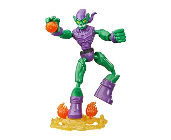 Фігурка для геймерів Hasbro Spider-Man Bend and Flex Зелений гоблін 15 см (E7335_E8973)