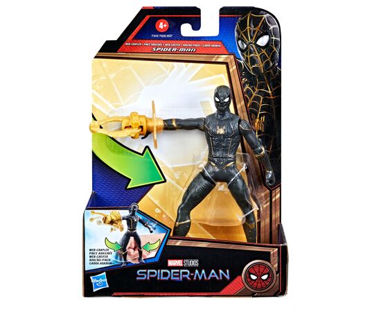 Фигурка для геймеров Hasbro Spider-Man Делюкс черный 15 см (F0232_F1918), изображение 2 Фигурка для геймеров Hasbro Spider-Man Делюкс черный 15 см (F0232_F1918), изображение 2