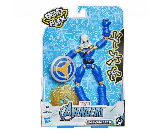 Фигурка для геймеров Hasbro Avengers Мстители Bend and Flex Таскмастер (E7377_F0970), изображение 2 Фигурка для геймеров Hasbro Avengers Мстители Bend and Flex Таскмастер (E7377_F0970), изображение 2