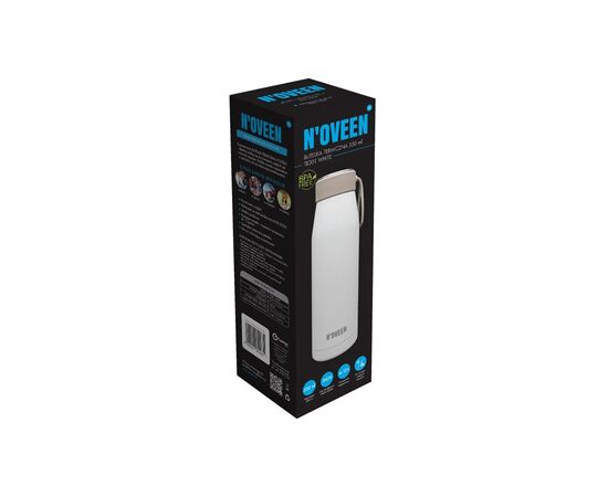 Термос Noveen TB301 550 мл White (RL070809), изображение 2 Термос Noveen TB301 550 мл White (RL070809), изображение 2