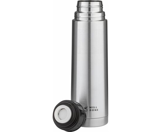 Термос Well Done 0,5 л Steel (WD-7105S), изображение 2 Термос Well Done 0,5 л Steel (WD-7105S), изображение 2