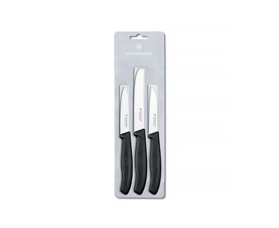 Набор ножей Victorinox Standard Paring Set Black (5.1113.3), изображение 2 Набор ножей Victorinox Standard Paring Set Black (5.1113.3), изображение 2
