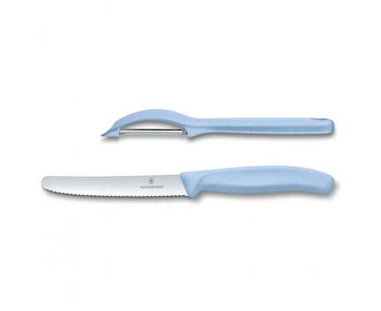 Набір ножів Victorinox SwissClassic Paring Set Universal Light Blue (6.7116.21L22), зображення 2 Набір ножів Victorinox SwissClassic Paring Set Universal Light Blue (6.7116.21L22), зображення 2