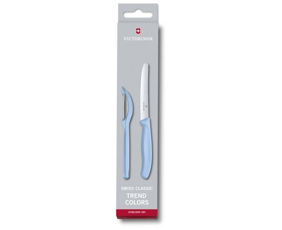 Набор ножей Victorinox SwissClassic Paring Set Universal Light Blue (6.7116.21L22)