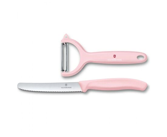 Набор ножей Victorinox SwissClassic Paring Set Tomato and Kiwi Light Pink (6.7116.23L52), изображение 2 Набор ножей Victorinox SwissClassic Paring Set Tomato and Kiwi Light Pink (6.7116.23L52), изображение 2