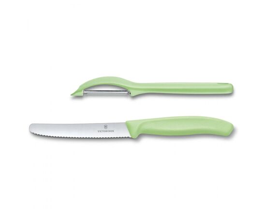 Набор ножей Victorinox SwissClassic Paring Set Universal Light Green (6.7116.21L42), изображение 2 Набор ножей Victorinox SwissClassic Paring Set Universal Light Green (6.7116.21L42), изображение 2
