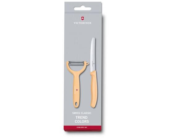 Набор ножей Victorinox SwissClassic Paring Set Tomato and Kiwi Light Orange (6.7116.23L92)