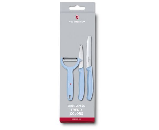 Набор ножей Victorinox SwissClassic Paring Set 3 шт Tomato and Kiwi Blue (6.7116.33L22)