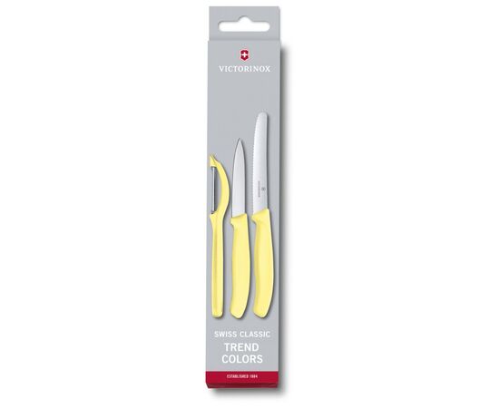 Набор ножей Victorinox SwissClassic Paring Set 3 шт Universal Yellow (6.7116.31L82)
