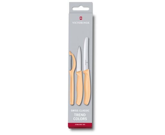 Набор ножей Victorinox SwissClassic Paring Set 3 шт Universal Orange (6.7116.31L92)