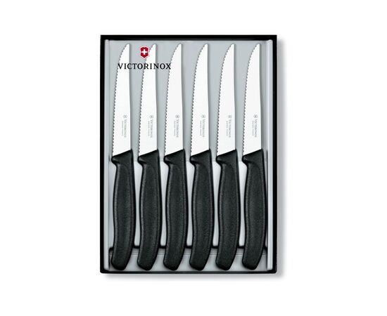Набор ножей Victorinox SwissClassic Steak Set 6 шт Black (6.7233.6)