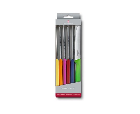 Набор ножей Victorinox SwissClassic TomatoSausage Set 6 шт Color (6.7839.6G)