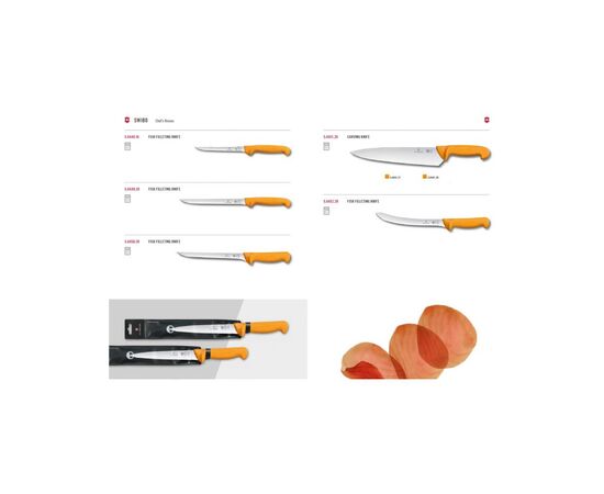 Кухонний ніж Victorinox Swibo Fish Filleting Flexible 20 см Yellow (5.8449.20)