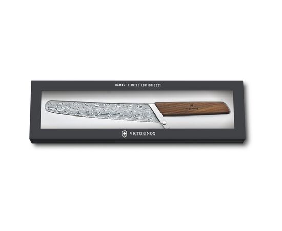 Кухонный нож Victorinox Swiss Modern BreadPastry Damast 22 см Wood (6.9070.22WJ21)