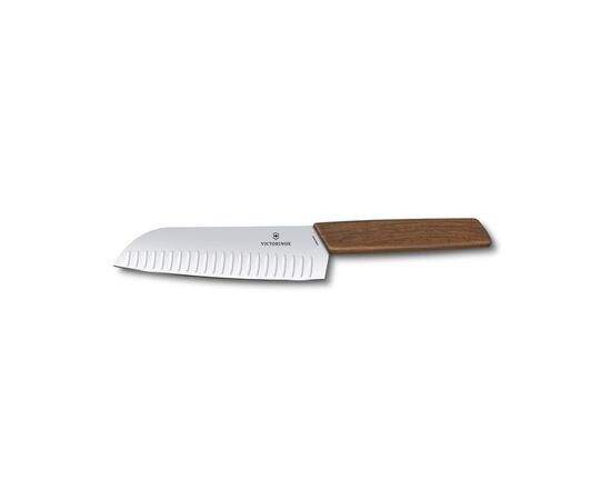 Кухонный нож Victorinox Swiss Modern Santoku 17 см Wood (6.9050.17KG), изображение 2