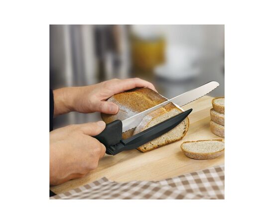 Кухонний ніж Victorinox SwissClassic DUX 21 см Serrated Black (6.8663.21), зображення 4