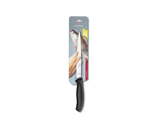 Кухонный нож Victorinox SwissClassic Filleting Flex 20 см Black (6.8713.20B), изображение 2 Кухонный нож Victorinox SwissClassic Filleting Flex 20 см Black (6.8713.20B), изображение 2